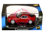 Модель автомобиля Alfa 8C, красная, в пластмассовой коробке, 1:43, Cararama [143PND-01]