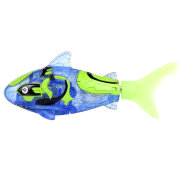 Интерактивная игрушка 'Робо-рыбка тропическая акула, прозрачная/синяя', Robo Fish, Zuru [2549-9]