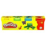 Набор пластилина в баночках по 56г, 4 цвета, Play-Doh, Hasbro [23241]