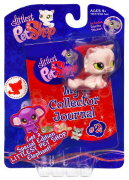 Зверюшка с журналом - Розовый Котёнок, Littlest Pet Shop - My Collector Journal #2, Hasbro [93319]