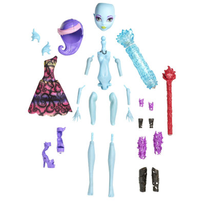 Кукла-конструктор &#039;Морской монстр&#039;, из серии &#039;Создай Монстра&#039; (Create-A-Monter), &#039;Школа Монстров&#039;, Monster High, Mattel [Y7725] Кукла-конструктор 'Морской монстр', из серии 'Создай Монстра' (Create-A-Monter), 'Школа Монстров', Monster High, Mattel [Y7725]