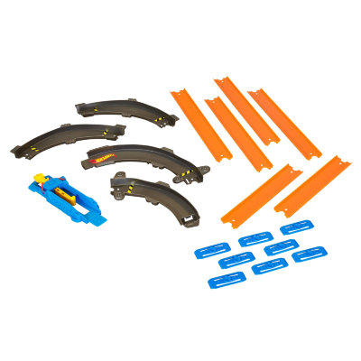 Дополнительный набор 'Набор для изогнутого трека', из серии HW Track Builder 2014, Hot Wheels, Mattel [BLM20] Дополнительный набор 'Набор для изогнутого трека', из серии HW Track Builder 2014, Hot Wheels, Mattel [BLM20]