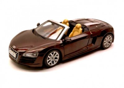Модель автомобиля Audi R8 Spyder, коричневый металлик, 1:24, Maisto [31204] Модель автомобиля Audi R8 Spyder, коричневый металлик, 1:24, Maisto [31204]