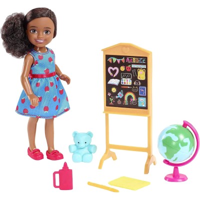 Игровой набор с куклой Челси &#039;Учитель&#039;, из серии &#039;Я могу стать&#039;, Barbie, Mattel [HCK69] Игровой набор с куклой Челси 'Учитель', из серии 'Я могу стать', Barbie, Mattel [HCK69]