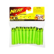 Набор запасных 'патронов' к оружию серии NERF Dart Tag (c липучками), зеленые, 16 шт., Hasbro [93338]