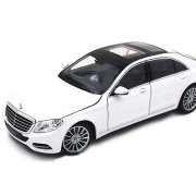 Модель автомобиля Mercedes-Benz S-Class, белая, 1:24, Welly [24051]