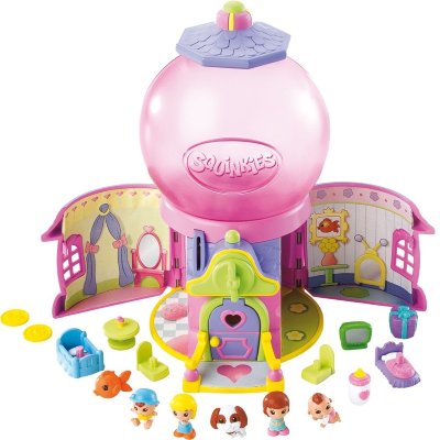 Игровой набор с диспенсером Squinkies 'Гамбол', 9 шт [75277] Игровой набор с диспенсером Squinkies 'Гамбол', 9 шт [75277]