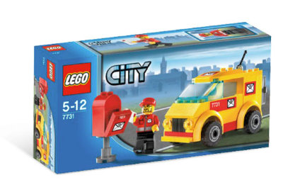 Конструктор &quot;Почтовый фургон&quot;, серия Lego City [7731] Конструктор "Почтовый фургон", серия Lego City [7731]