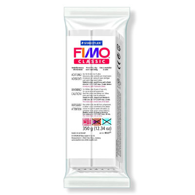 Полимерная глина FIMO Classic White, белая, 350г, FIMO [8001-0] Полимерная глина FIMO Classic White, белая, 350г, FIMO [8001-0]