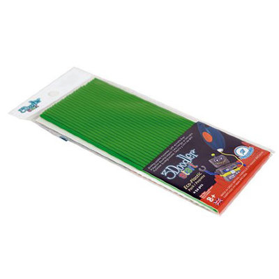Дополнительные пластиковые стержни для 3D-ручки, зеленая (Spring Green), 3Doodler Start [3DS-ECO07-GREEN-24] Дополнительные пластиковые стержни для 3D-ручки, зеленая (Spring Green), 3Doodler Start [3DS-ECO07-GREEN-24]