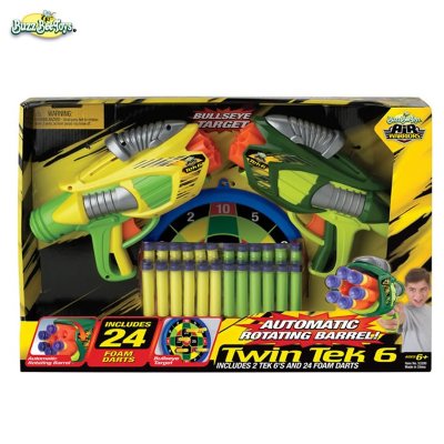 Тир 'Twin Tec' с двумя пневматическими пистолетами 'Tec 6', Air Blasters, Buzz Bee [53203] Тир 'Twin Tec' с двумя пневматическими пистолетами 'Tec 6', Air Blasters, Buzz Bee [53203]