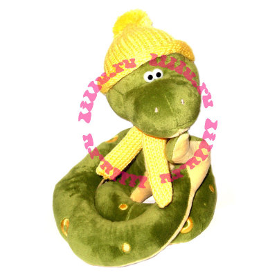 Мягкая игрушка &#039;Змей Питоша зелёный в желтом&#039;, 22 см, Orange Exclusive [ОS034/22] Мягкая игрушка 'Змей Питоша зелёный в желтом', 22 см, Orange Exclusive [ОS034/22]
