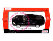 Модель автомобиля Jaguar XKR 1:43, черная, Rastar [41900b]