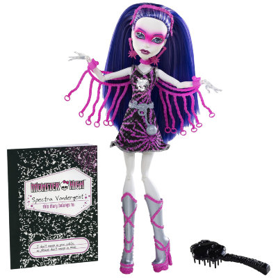 Кукла &#039;Спектра Вондергейст&#039; (Spectra Vondergeist), серия &#039;Супер-призраки&#039;, специальный выпуск, &#039;Школа Монстров&#039;, Monster High, Mattel [Y7300] Кукла 'Спектра Вондергейст' (Spectra Vondergeist), серия 'Супер-призраки', специальный выпуск, 'Школа Монстров', Monster High, Mattel [Y7300]