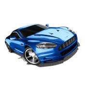 Коллекционная модель автомобиля Aston Martin DBS - HW Showroom 2013, синий металлик, Hot Wheels, Mattel [X1781]