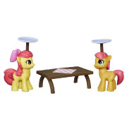 Игровой набор с мини-пони Apple Bloom и Sweetie Babs, My Little Pony [B2206]