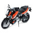 Модель мотоцикла KTM 990 Super Duke, черно-оранжевая, 1:12, Mondo Motors [69002-2] - 69002_KTM_Super_Duke.jpg