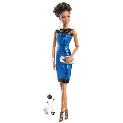 Коллекционная кукла &#039;Ночное рандеву&#039; из серии &#039;#TheBarbieLook&#039;, Barbie Black Label, Mattel [DGY09] Коллекционная кукла 'Ночное рандеву' из серии '#TheBarbieLook', Barbie Black Label, Mattel [DGY09]