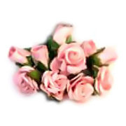 Букет 'Розы и бутоны, светло-розовые', 9+1 шт., 1:6, ScrapBerry's [SCB401005-09]