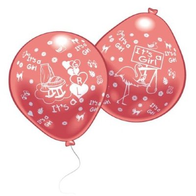 Набор воздушных шариков &#039;Рождение девочки&#039;, 10 шт, Everts [48967] Набор воздушных шариков 'Рождение девочки', 10 шт, Everts [48967]