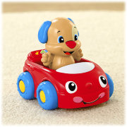 * Игрушка 'Ученый щенок на машине', красная, из серии 'Смейся и учись', Fisher Price [BMD00]