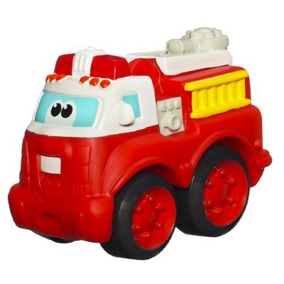 * Машинка 'Пожарная машина Бумер' (Boomer), 10 см, из серии 'Chuck &amp; Friends', Tonka, Playskool-Hasbro [07527] Машинка 'Пожарная машина Бумер' (Boomer), 10 см, из серии 'Chuck & Friends', Tonka, Playskool-Hasbro [07527]
