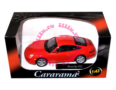 Модель автомобиля Porsche 911, красная, 1:43, Cararama [143ND-40] Модель автомобиля Porsche 911, красная, 1:43, Cararama [143ND-40]