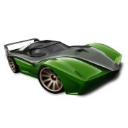 Коллекционная модель автомобиля Spin King - 2012 HW Premiere, зеленый металлик, Hot Wheels, Mattel [V5656]