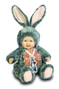 Кукла 'Младенец-кролик', 30 см, Anne Geddes [525281]