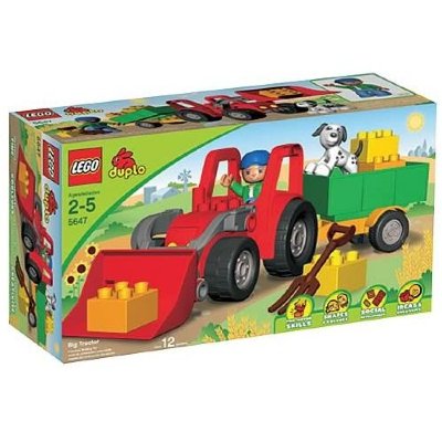 Конструктор &#039;Большой трактор фермера&#039;, Lego Duplo [5647] Конструктор 'Большой трактор фермера', Lego Duplo [5647]