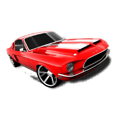 Коллекционная модель автомобиля Shelby GT500 1968 - HW Showroom 2013, красная, Hot Wheels, Mattel [X1968] Коллекционная модель автомобиля Shelby GT500 1968 - HW Showroom 2013, красная, Hot Wheels, Mattel [X1968]
