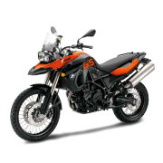 Модель мотоцикла BMW GS F800, черно-оранжевая, 1:12, Mondo Motors [69003-1]