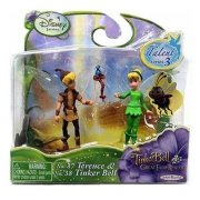 Феечки Terence и Tinker Bell, 5см, Great Fairy Rescue, Disney Fairies [6635]