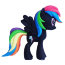 Коллекционная мини-пони 'Черная Радуга Дэш' (Rainbow Dash), из виниловой серии Mystery Mini, My Little Pony, Funko [3725-01] - 3725-01.jpg