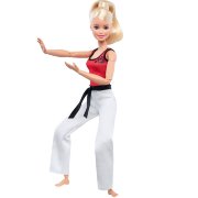 Шарнирная кукла Barbie 'Каратистка', из серии 'Безграничные движения' (Made-to-Move), Mattel [DWN39]