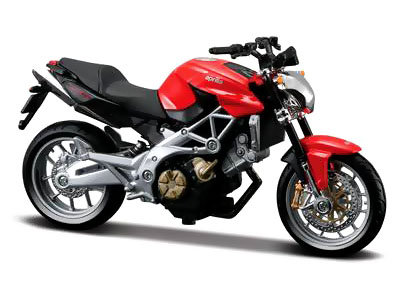 Модель мотоцикла Aprilia Shiver 750, 1:18, красная, Bburago [18-51028] Модель мотоцикла Aprilia Shiver 750, 1:18, красная, Bburago [18-51028]