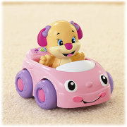 * Игрушка 'Сестричка Ученого щенка на машине', розовая, из серии 'Смейся и учись', Fisher Price [BMC99]