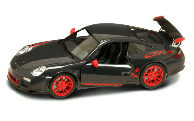 Модель автомобиля Porsche 997 GT3 RS, 1:24, темно-серая, Yat Ming [24213DG] Модель автомобиля Porsche 997 GT3 RS, 1:24, темно-серая, Yat Ming [24213DG]