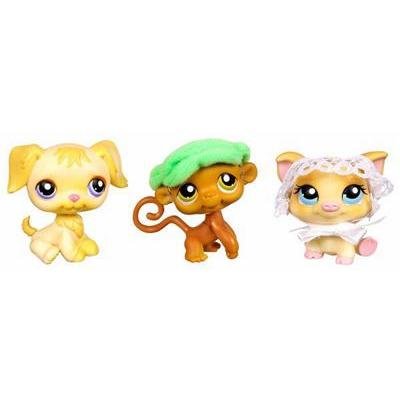 Зверюшки из серии 'Трио' - Золотистый Ретривер, Обезьяна и Поросенок, Littlest Pet Shop [53995] Зверюшки из серии 'Трио' - Золотистый Ретривер, Обезьяна и Поросенок, Littlest Pet Shop [53995]