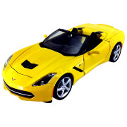 Модель автомобиля Corvette Stingray Convertible 2014, желтая, 1:24, Maisto [31501-Y]