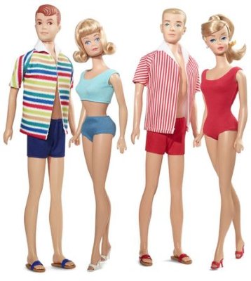 Коллекционный набор кукол &#039;Двойная дата - 50-я годовщина&#039; (Double Date 50th Anniversary), Gold Label, Barbie, Mattel [BDH36] Коллекционный набор кукол 'Двойная дата - 50-я годовщина' (Double Date 50th Anniversary), Gold Label, Barbie, Mattel [BDH36]