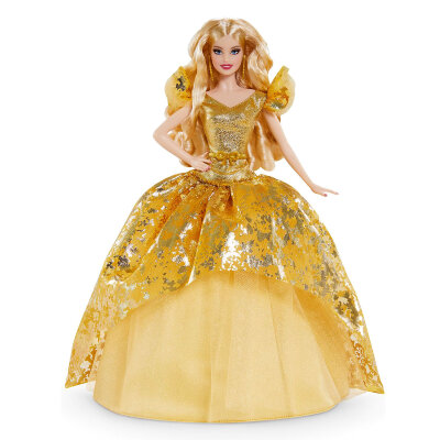 Кукла Барби &#039;Рождество-2020&#039; (2020 Holiday Barbie), блондинка, коллекционная, Mattel [GNR92/GHT54] Кукла Барби 'Рождество-2020' (2020 Holiday Barbie), блондинка, коллекционная, Mattel [GNR92/GHT54]