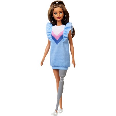 Кукла Барби с протезом, обычная (Original), из серии &#039;Мода&#039; (Fashionistas), Barbie, Mattel [GYB08] Кукла Барби с протезом, обычная (Original), из серии 'Мода' (Fashionistas), Barbie, Mattel [GYB08]