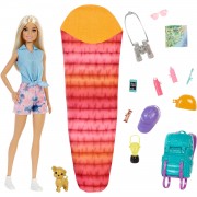 Игровой набор с куклой Барби, из серии 'Поход', Barbie, Mattel [HDF73]
