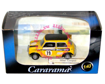 Модель автомобиля Mini Cooper, 1:43, Cararama [251PND-18] Модель автомобиля Mini Cooper, 1:43, Cararama [251PND-18]