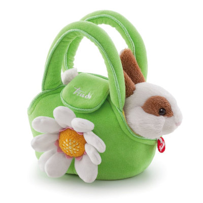 Мягкая игрушка &#039;Кролик в сумочке&#039;, 15см, Trudi [29720] Мягкая игрушка 'Кролик в сумочке', 15см, Trudi [29720]