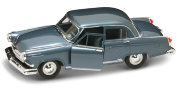 Модель автомобиля GAZ Volga (M-21) 1970, 1:24, серо-голубой металлик, Yat Ming [24211GB]