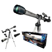 Телескоп с широкоугольным окуляром на алюминиевом штативе, 525х, Eastcolight [32021]