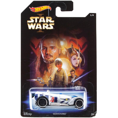 Коллекционная модель автомобиля Gearonimo - Star Wars Episode I, Hot Wheels, Mattel [CJY08] Коллекционная модель автомобиля Gearonimo - Star Wars Episode I, Hot Wheels, Mattel [CJY08]