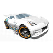 Коллекционная модель автомобиля Nissan 350Z - HW City 2013, белая, Mattel [X1681]